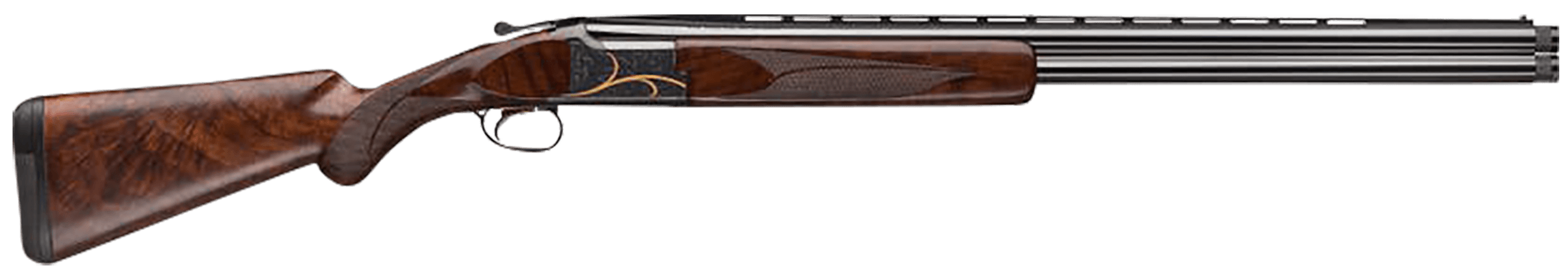Browning 018117305 Citori Gran Lightning 12 Gauge 3" 2rd 26" Blued Barrels Engraved Receiver With Gold Accents American Black Walnut Stock With Lightening Style Grip
