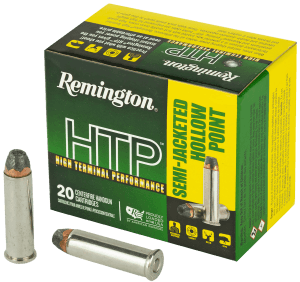 Remington Ammunition 22231 HTP 357 Mag 158 gr Semi Jacketed Hollow Point 20rd Box Remington Ammunition 22231 HTP 357 Mag 158 gr Semi Jacketed Hollow Point 20rd Box