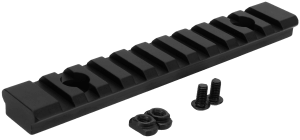 TacFire MAR105L M-LOK Accessory Picatinny Section Rail 5 Inch 11 Slots Black Anodized