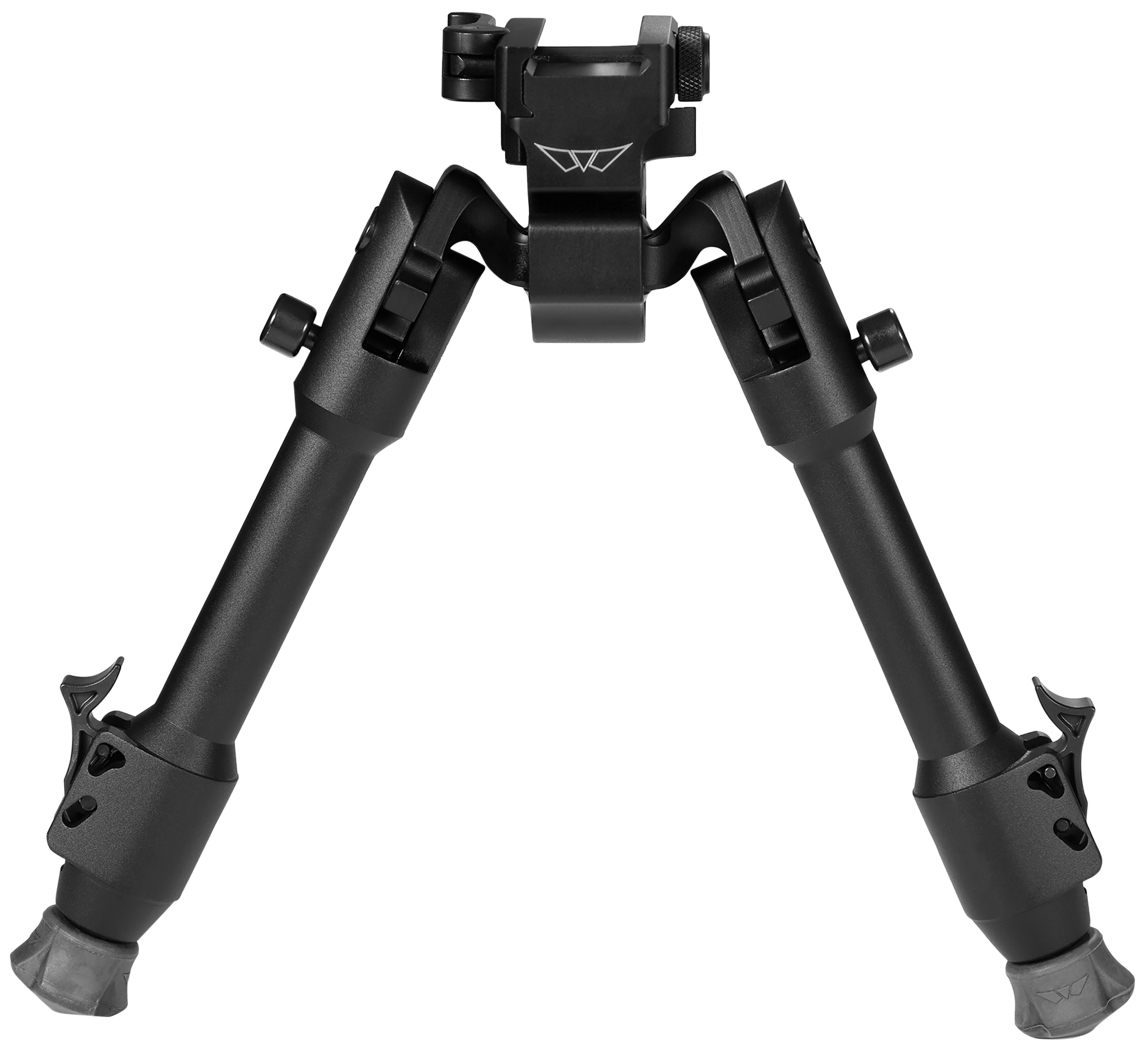 Warne 7901M Skyline Precision Bipod made of Matte Black Aluminum with Picatinny Rail Attachment Type Rapid Leg Deployment 22 Degree Cant 44 Degree Pan & 6.90-9.10" Vertical Adjustment