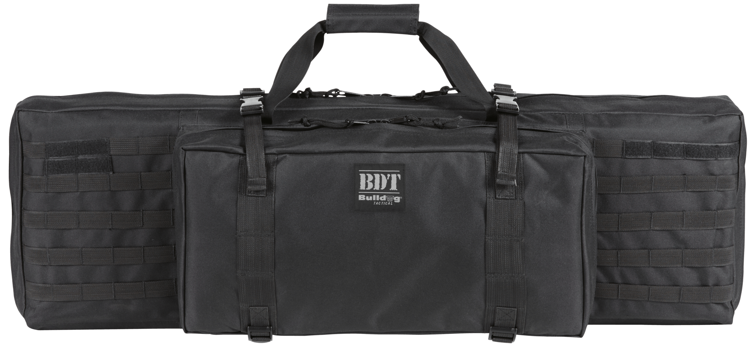 Bulldog BDT3536B BDT Tactical Single 36" Black Nylon 3 Accessory Pockets Deluxe Padded Backstraps Lockable Zippers Padded Internal Divider