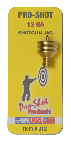 Pro-Shot J12 Jag 12 Gauge Shotgun #5/16-27 Thread Spear Tip Brass