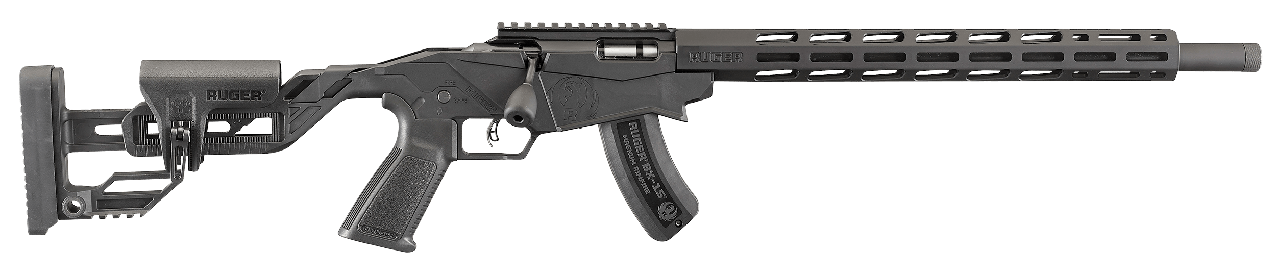 Ruger 8402 Precision Rimfire 17 HMR 15+1 18" Threaded 1137 Alloy Steel Barrel Hard Coat Anodized Finish Adjustable Quick-Fit Precision Stock 0 MOA Picatinny Rail Optics Ready