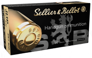 Sellier & Bellot SB357SIGB Handgun 357 Sig 124 gr Jacket Hollow Point 50rd Box