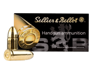 Sellier & Bellot SB9NATO Handgun 9mm Luger 124 gr Full Metal Jacket 50rd Box