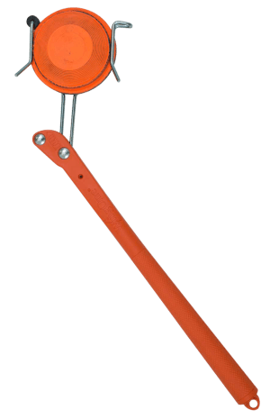 Birchwood Casey 49301 Wingone Ultimate Handheld Clay Thrower Orange Single Right Hand