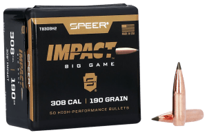 Speer TB308H2 Impact  30 Cal .308 190 gr Slipstream Polymer Tip 50rd Box/ 5 Case