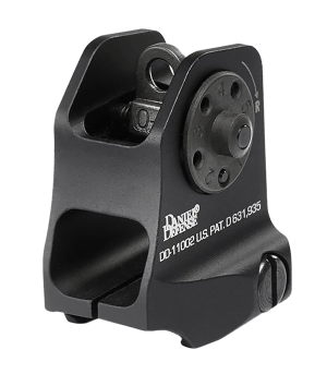 Daniel Defense 1906411002 A1.5 Fixed Rear Sight Black Hardcoat Anodized Fixed Rear Sight