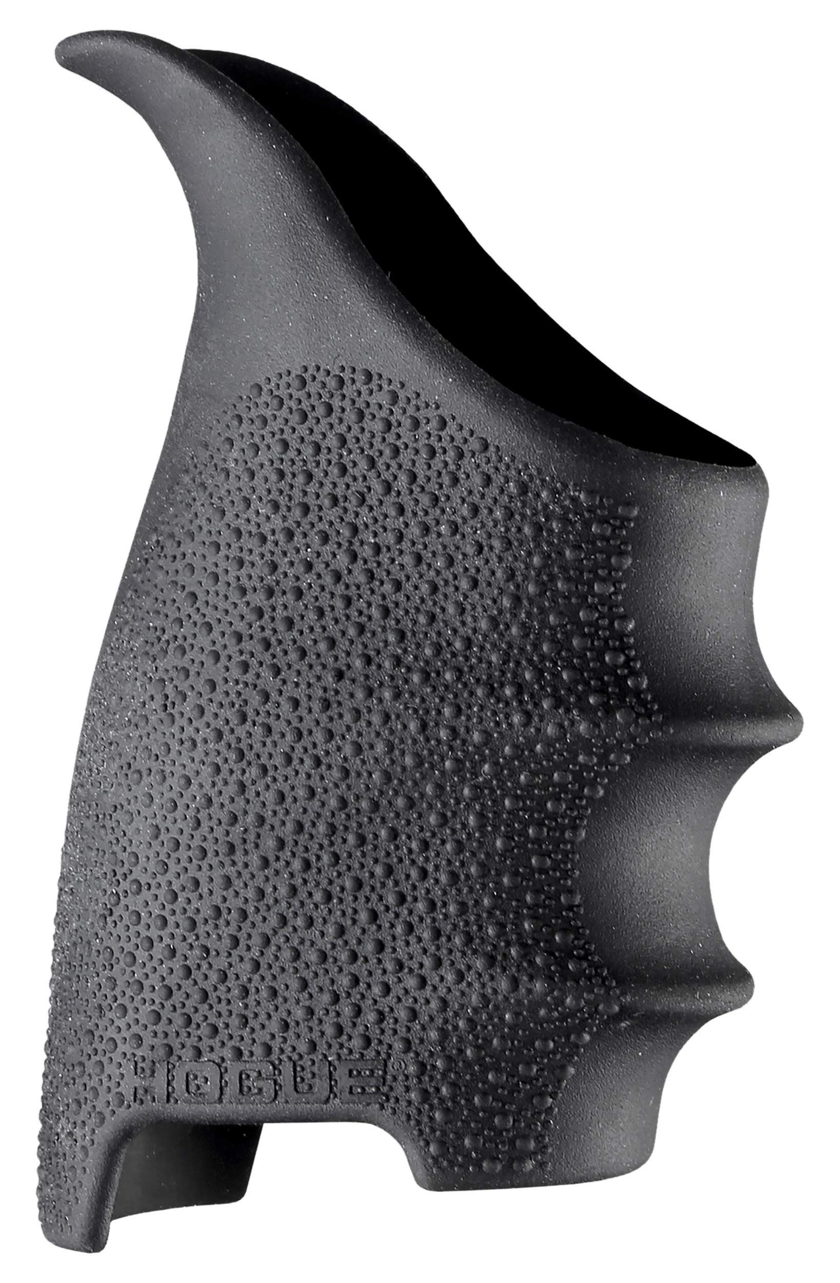 Hogue 17600 HandAll Beavertail Grip Sleeve made of Rubber with Textured Black Finish & Finger Grooves for Sig P320