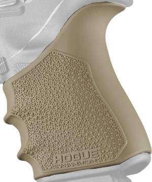 Hogue 17043 HandAll Beavertail Grip Sleeve Textured Flat Dark Earth Rubber for Glock 19 23 32 38 Gen3-4