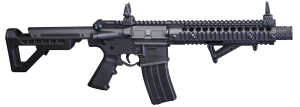 Crosman DSBR DPMS SBR Air Rifle CO2 177 25rd Shot Black Black Receiver Black 6 Position Stock