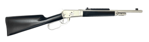 Taylors & Company 220097 1892 Alaskan Take-Down 44 Rem Mag Caliber with 5+1 Capacity 16.50" Barrel Matte Chrome Metal Finish & SoftTouch Black Synthetic Stock Right Hand (Full Size)
