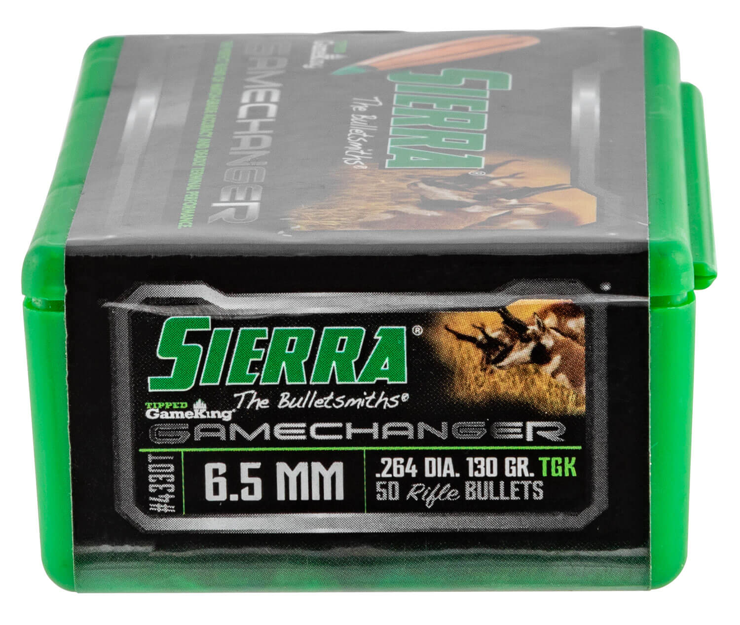 Sierra 4330T Tipped GameKing 6.5 Creedmoor .264 130 gr Hollow Point Boat Tail/ 50rd Box - Image 2
