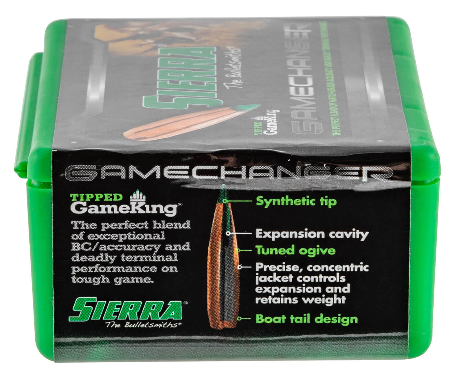 Sierra 4330T Tipped GameKing 6.5 Creedmoor .264 130 gr Hollow Point Boat Tail/ 50rd Box - Image 3
