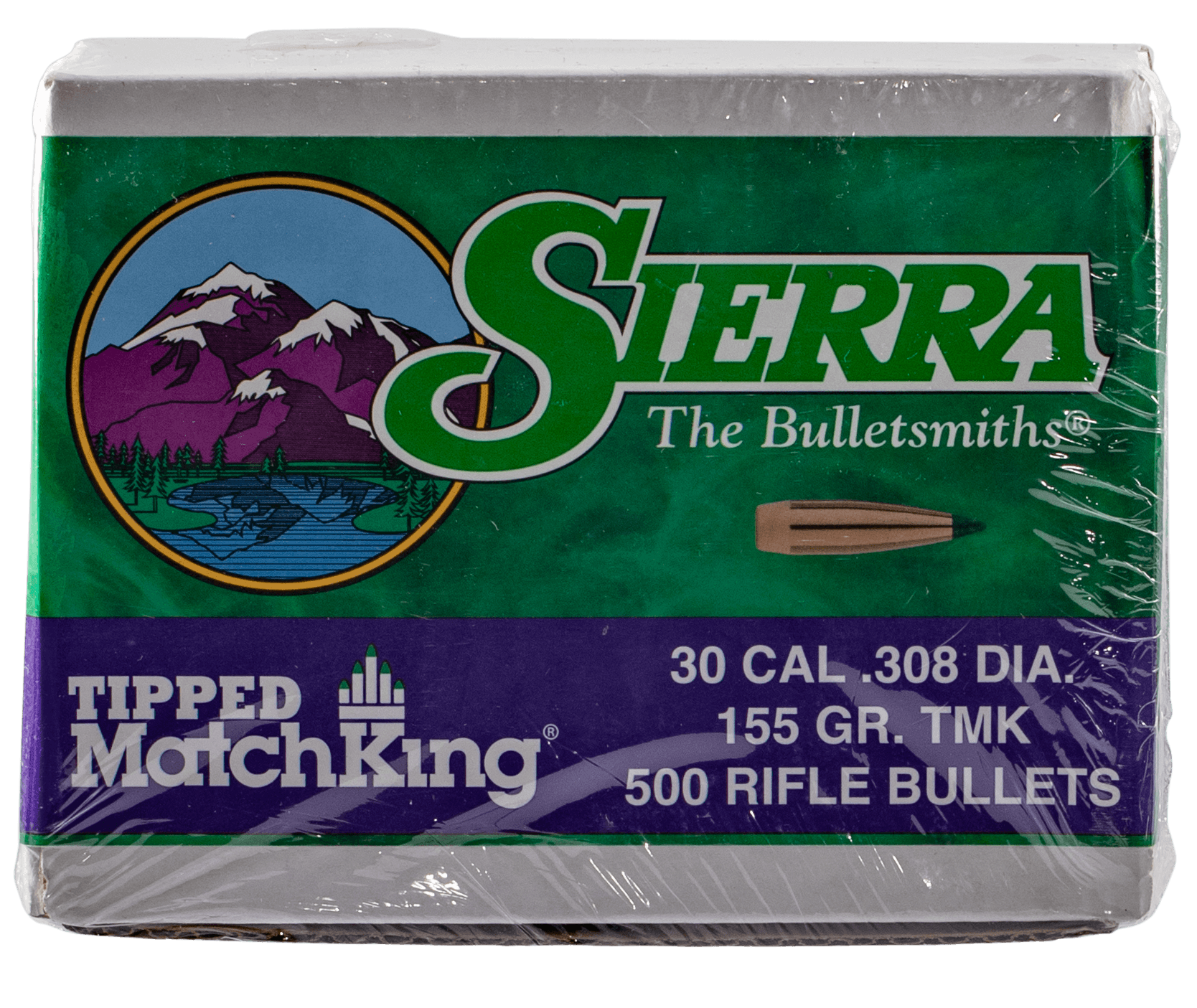 Sierra 7755C Tipped MatchKing 30 Cal .308 155 gr Tipped MatchKing/ 500rd Box
