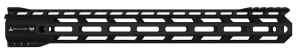 Rise Armament RA905100BLK RA-905 Handguard 10" 6061-T6 Aluminum Black Anodized with M-LOK & Picatinny Rail for AR-15