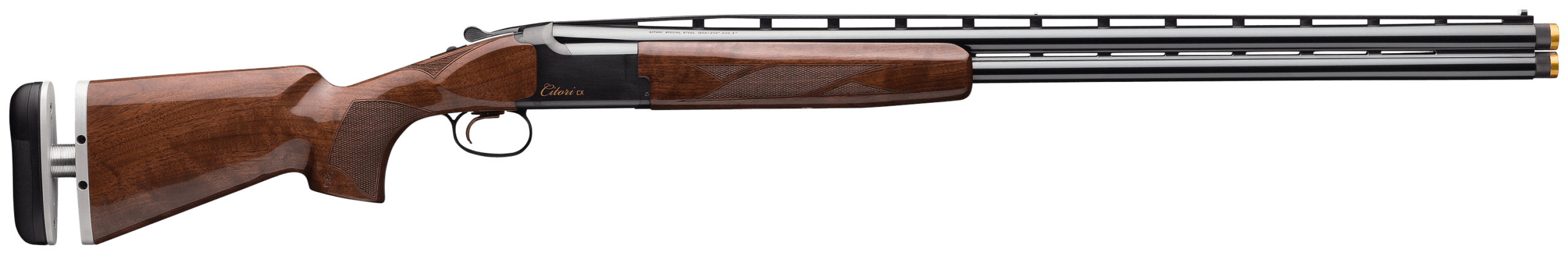 Browning 018179326 Citori CX Micro 12 Gauge 30" Barrel 3" 2rd Blued Steel Barrels & Gold Accented Receiver American Black Walnut Stock With Graco Butt Pad Plate For Adjustable LOP (Compact)
