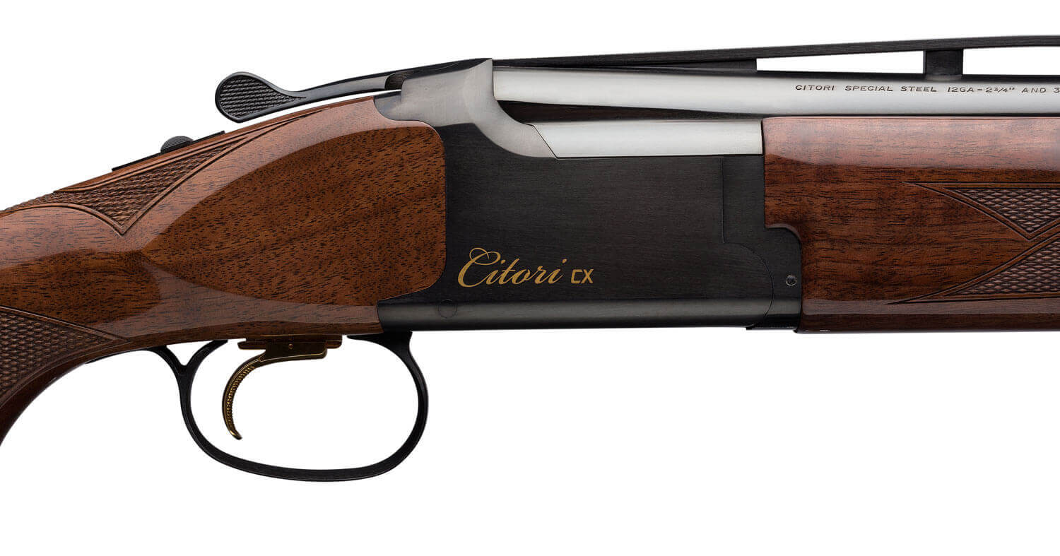 Browning 018179328 Citori CX Micro 12 Gauge 28" Barrel 3" 2rd Blued Steel Barrel & Gold Accented Receiver American Black Walnut Stock With Graco Butt Pad Plate For Adjustable LOP (Compact) - Image 2