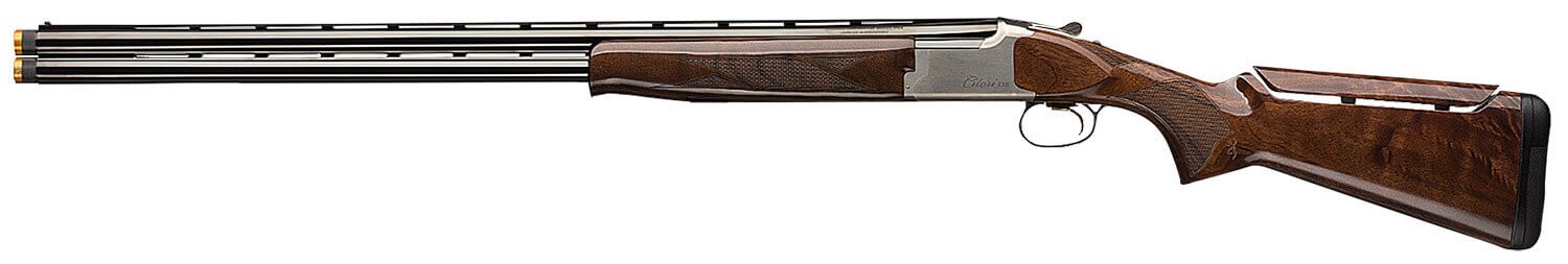 Browning 018149302 Citori CXS White 12 Gauge 32" Barrel 3" 2rd Lightweight Profile Barrels Silver Nitride Finished Receiver With CXS Logo American Black Walnut Adjustable Comb Stock - Image 2