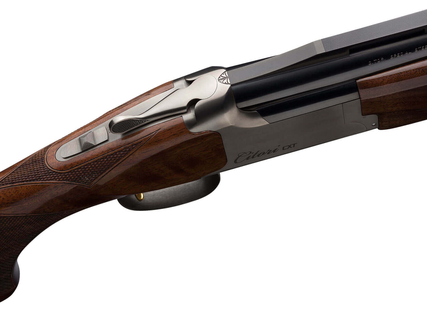 Browning 018182326 Citori CXT White 12 Gauge 30" Barrel 3" 2rd Blued Steel Barrel Silver Nitride Finished Receiver American Black Walnut Monte Carlo Stock With Graco Adjustable Comb - Image 2