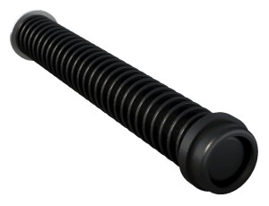 Rival Arms RA50G211S Guide Rod Assembly  fits Glock 19 Gen 4 Stainless Steel with Titanium Finish