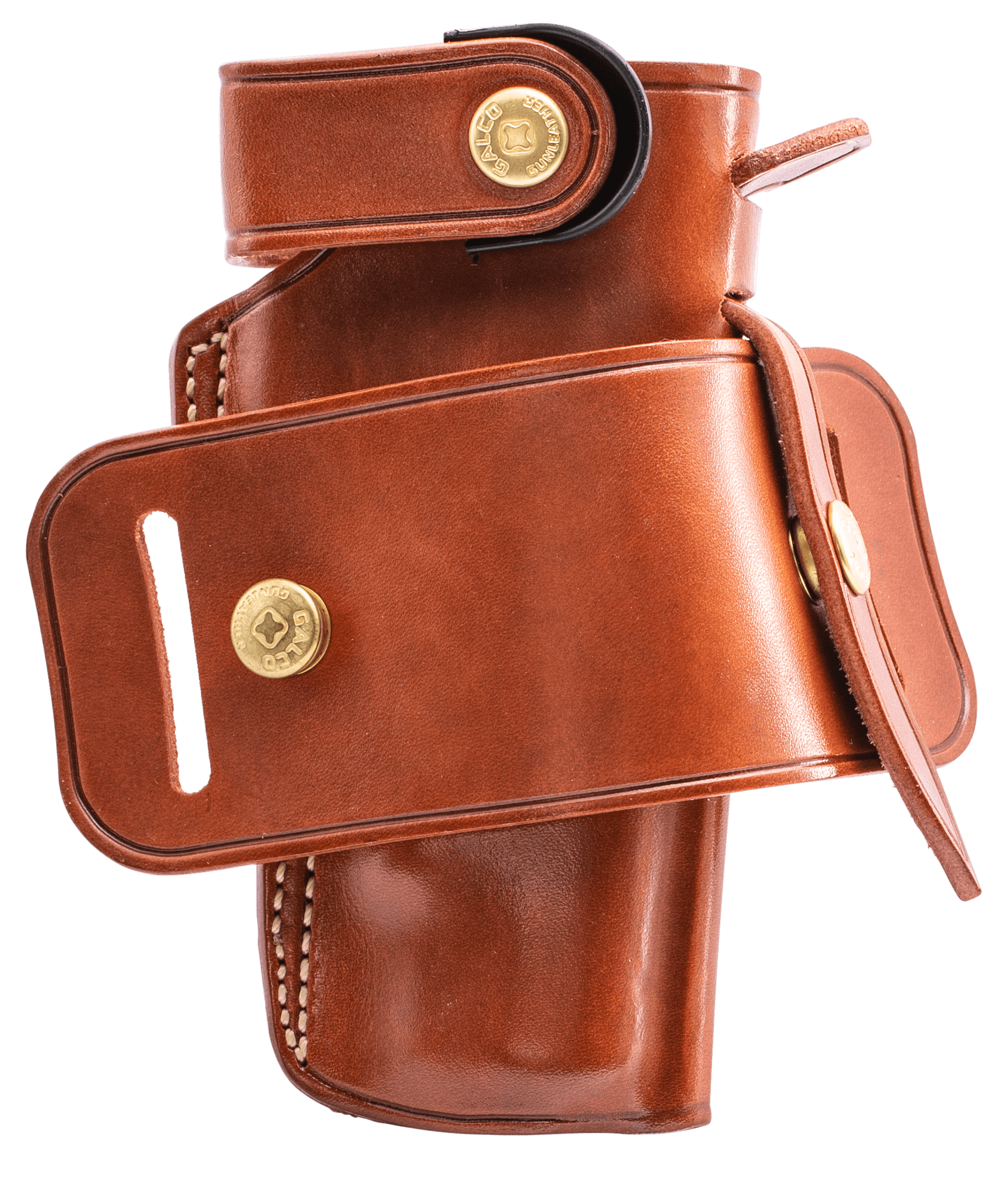 Galco IRO212 Ironhide OWB Tan Leather Belt Slide Fits 1911 Ambidextrous