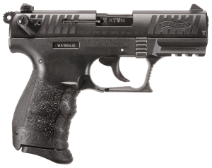 Walther Arms 5120700 P22Q  22 LR 10+1 3.42" Black Steel Threaded Barrel  Matte Black Tenifer Serrated Slide  Black Polymer Frame w/Picatinny Rail  Black w/Interchangeable Backstrap Grip  Manual Thumb Safety  Ambidextrous