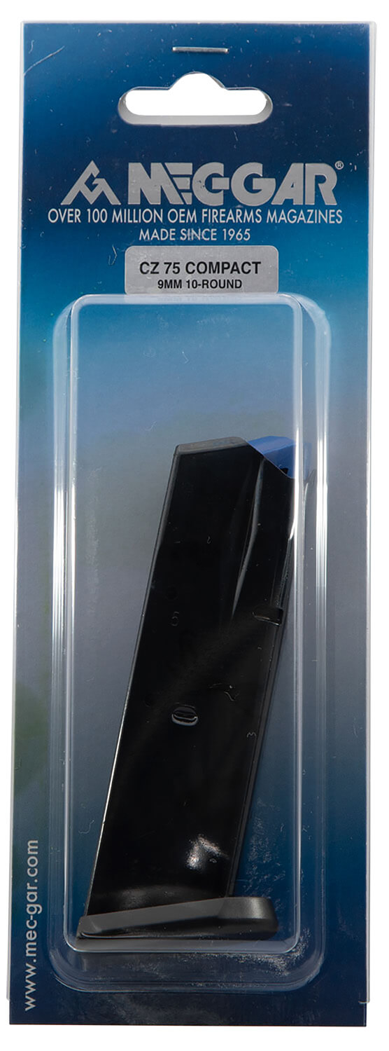 Mec-Gar MGCZCOMP10B Standard 10rd 9mm Luger Fits CZ P-01/75 Compact/PCR Blued Carbon Steel - Image 3
