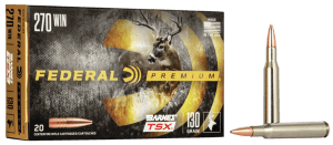 Federal P270L Premium 270Win 130gr Barnes TSX 20rd Box