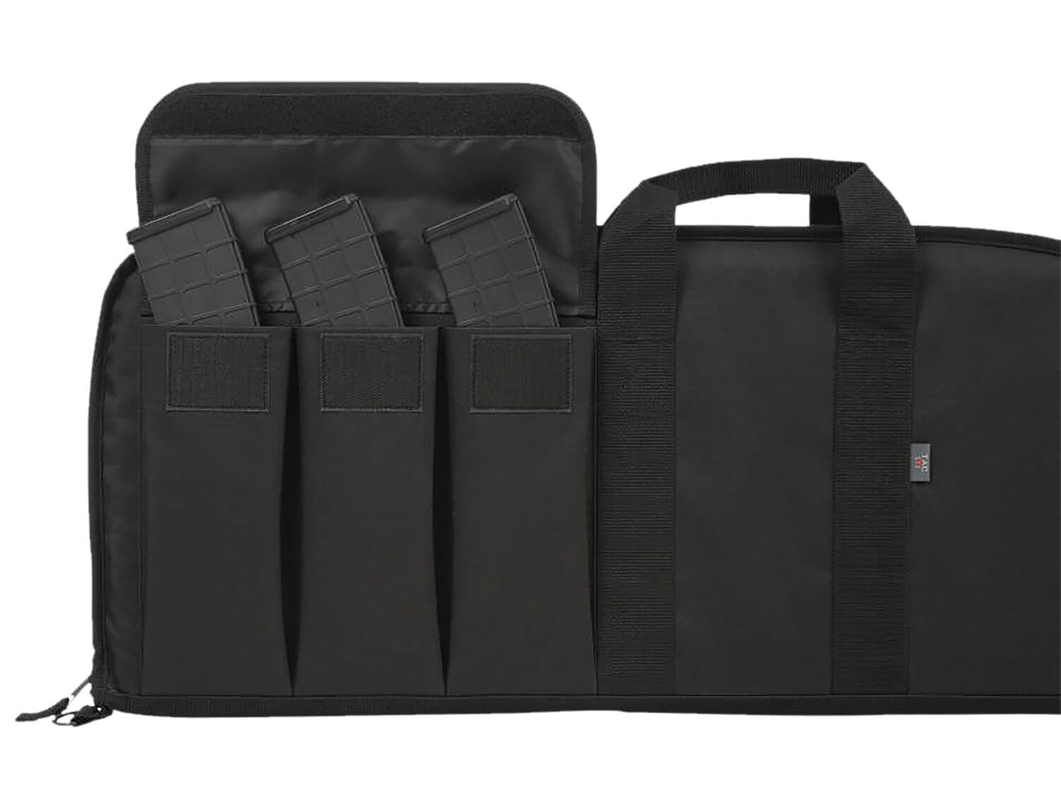 Tac Six 1070 Engage Tactical Rifle Case 42" Black Endura Foam Padding - Image 2