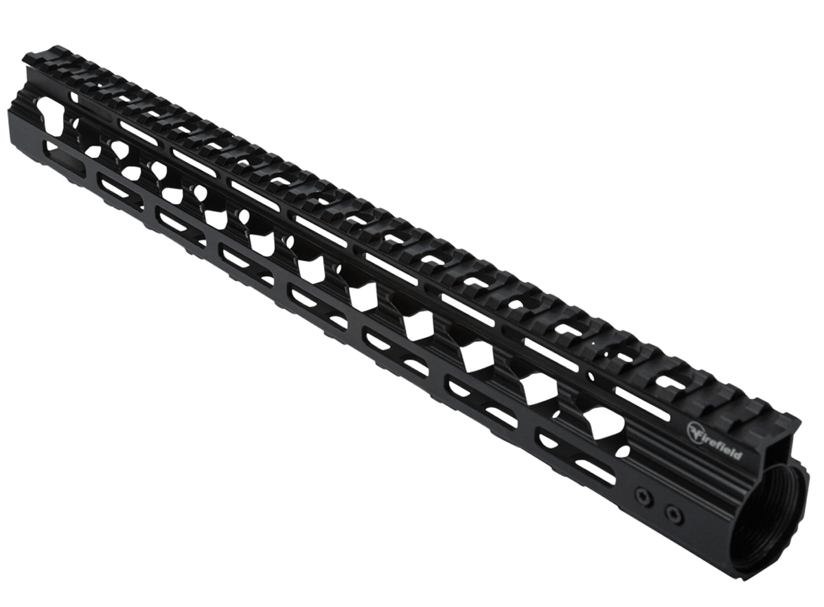 Firefield FF34067 Verge Handguard M-LOK Aluminum Black Anodized Picatinny Rail AR Platform 15" Long
