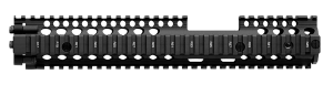 Daniel Defense 0100408030006 M4A1 FSP RIS II Handguard 12.25" 2-Piece Free-Floating Style Made of 6061-T6 Aluminum with Black Anodized Finish & Picatinny Rail for AR-15