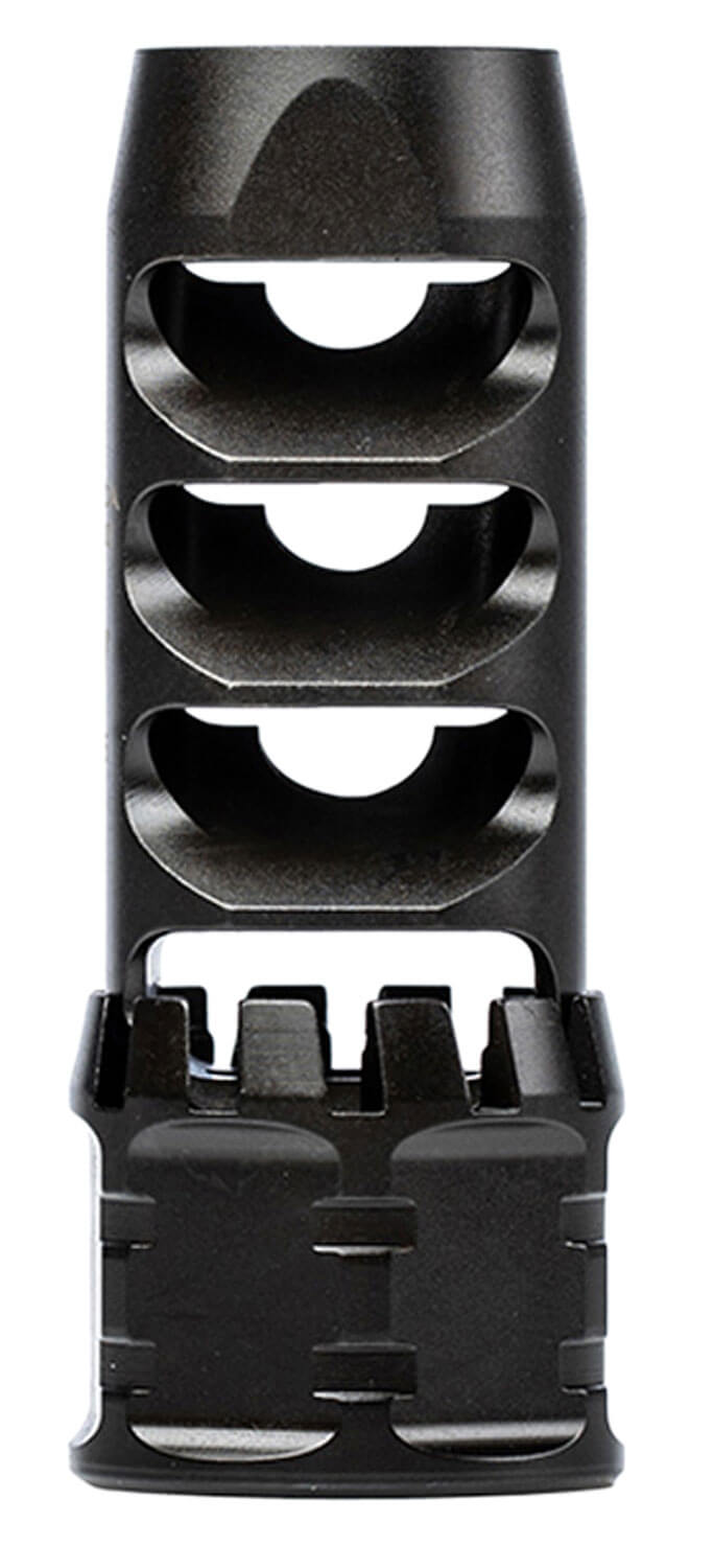 VG6 Precision APVG100029AR1 LAMBDA Black Nitride 17-4 Stainless Steel with 5/8"-24 tpi & 2.95" OAL for Multi-Caliber M5 Platform (30 Cal-300 Win Mag Compatible) - Image 2