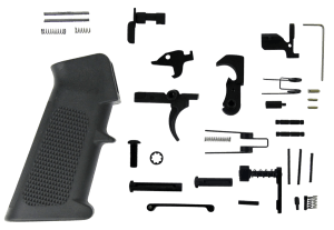 TacFire LPK01USA AR-15 Parts Kit AR-Platform Black A2 Grip Black