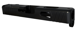 Rival Arms RA10G205A Precision Slide A1 Docter Cut Black QPQ Case Hardened 17-4 Stainless Steel for Glock 19 Gen3
