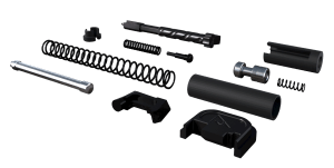 Rival Arms RA42G001A Slide Completion Kit  Fits Glock Gen3-4 9mm Luger Black PVD Stainless Steel