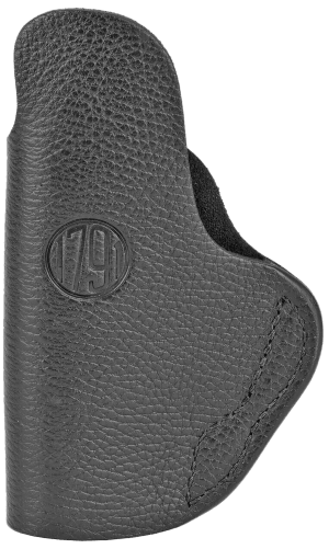 1791 Gunleather SCH1NSBR SCH IWB Size 01 Night Sky Black Leather Belt Clip Fits Ruger LCP/Sig P938/Walther PPK Right Hand
