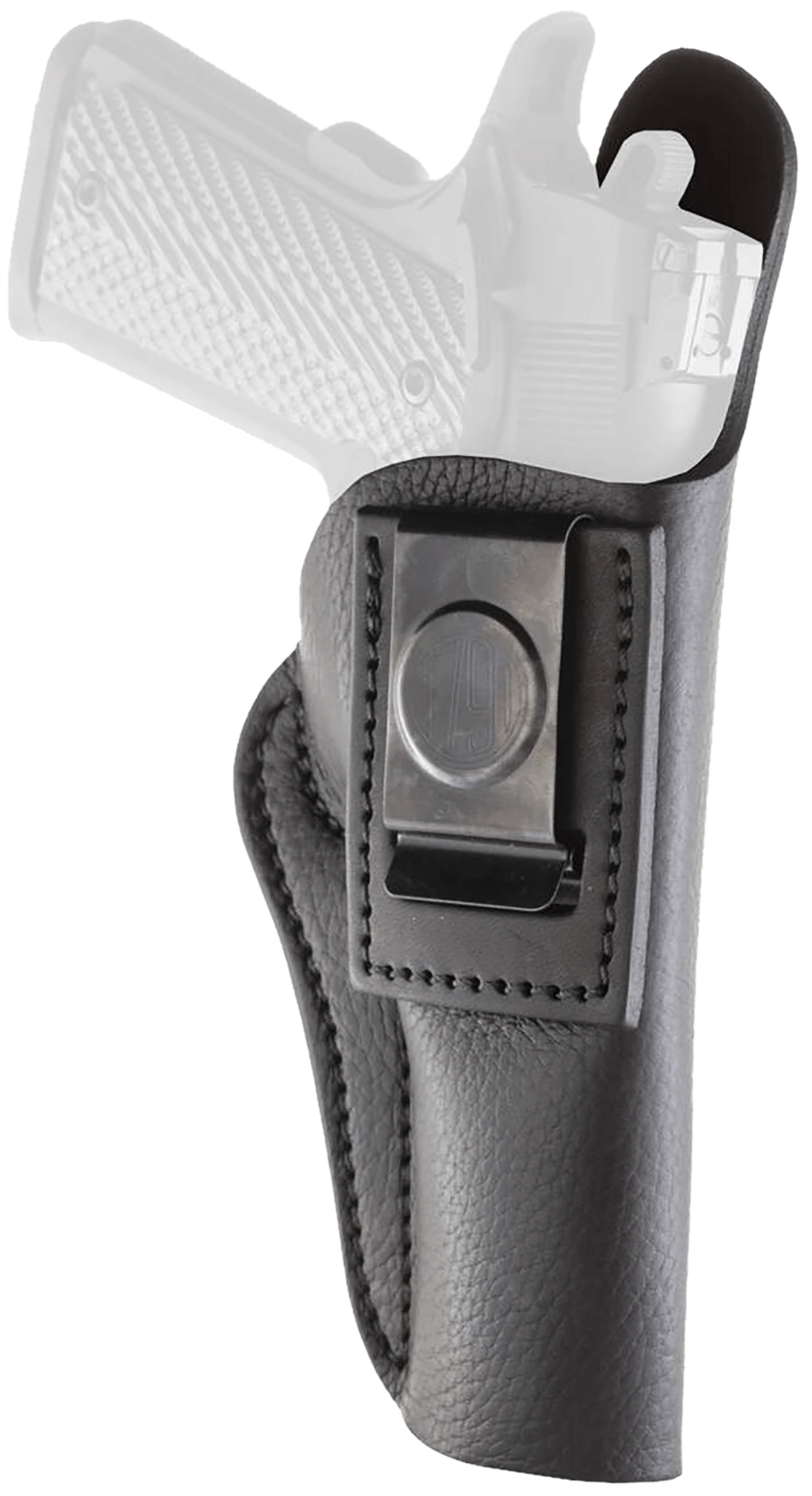 1791 Gunleather SCH6NSBR SCH IWB Size 06 Night Sky Black Leather Belt Clip Fits Browning Hi-Power/1911 4-5" Right Hand