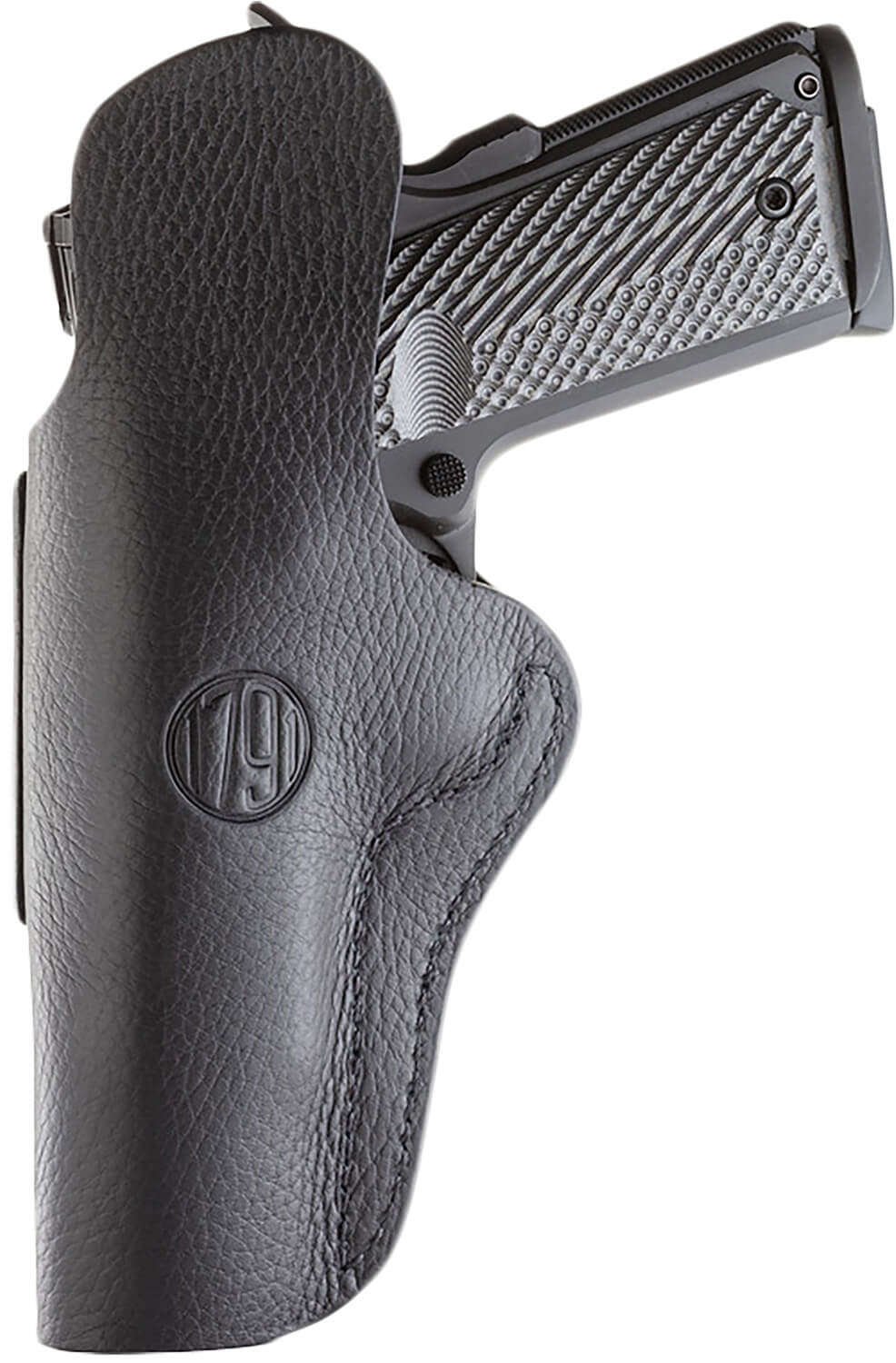 1791 Gunleather SCH6NSBR SCH IWB Size 06 Night Sky Black Leather Belt Clip Fits Browning Hi-Power/1911 4-5" Right Hand - Image 2