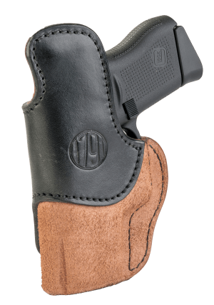 1791 Gunleather RCH3BLBR RCH IWB Size 03 Black/Brown Leather Belt Clip Compatible w/Ruger LC9/1911/Glock 43/43X Right Hand