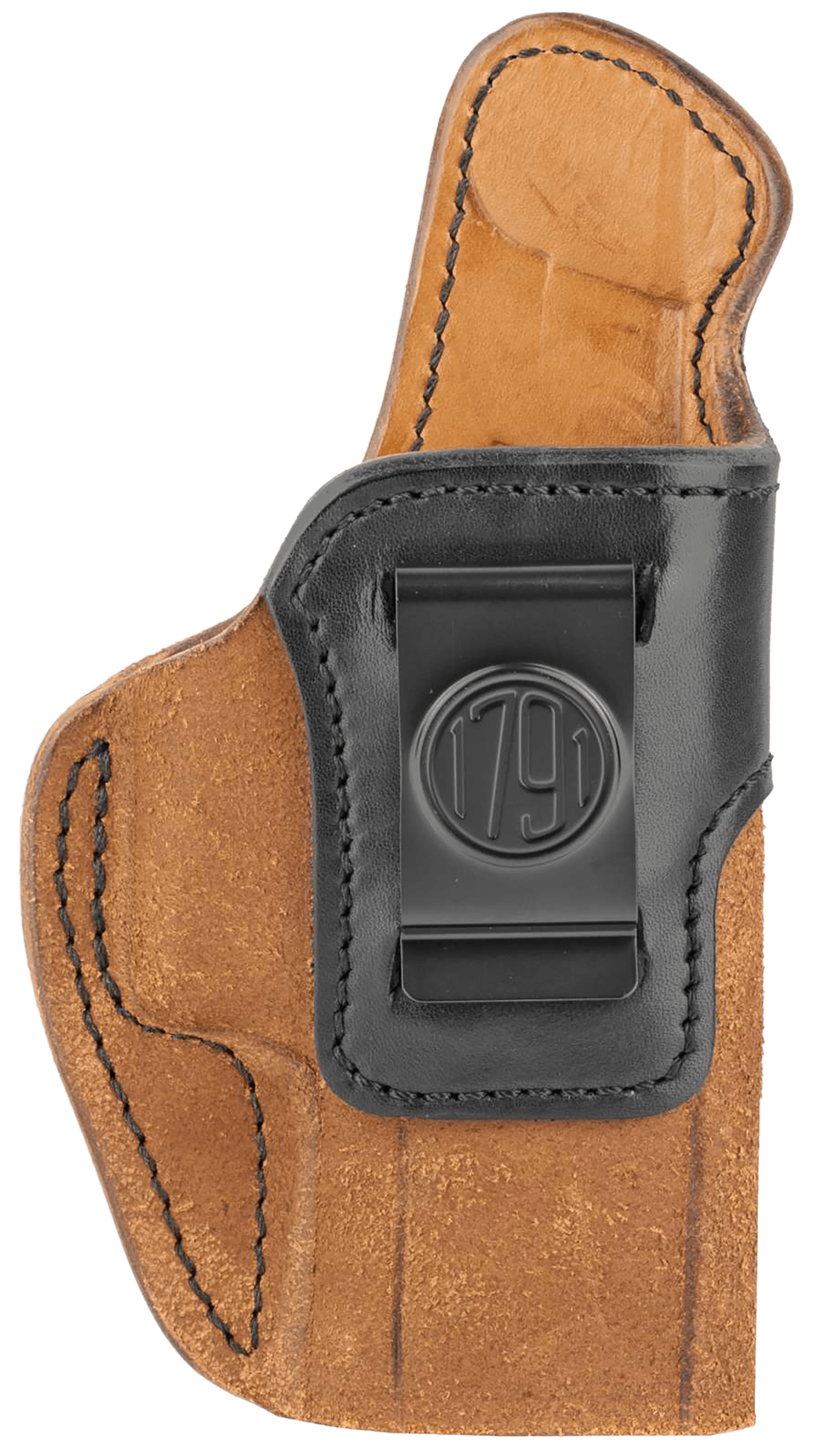 1791 Gunleather RCH5BLBR RCH IWB Size 05 Black/Brown Leather Belt Clip Fits Springfield XD-M/HK VP9SK Right Hand