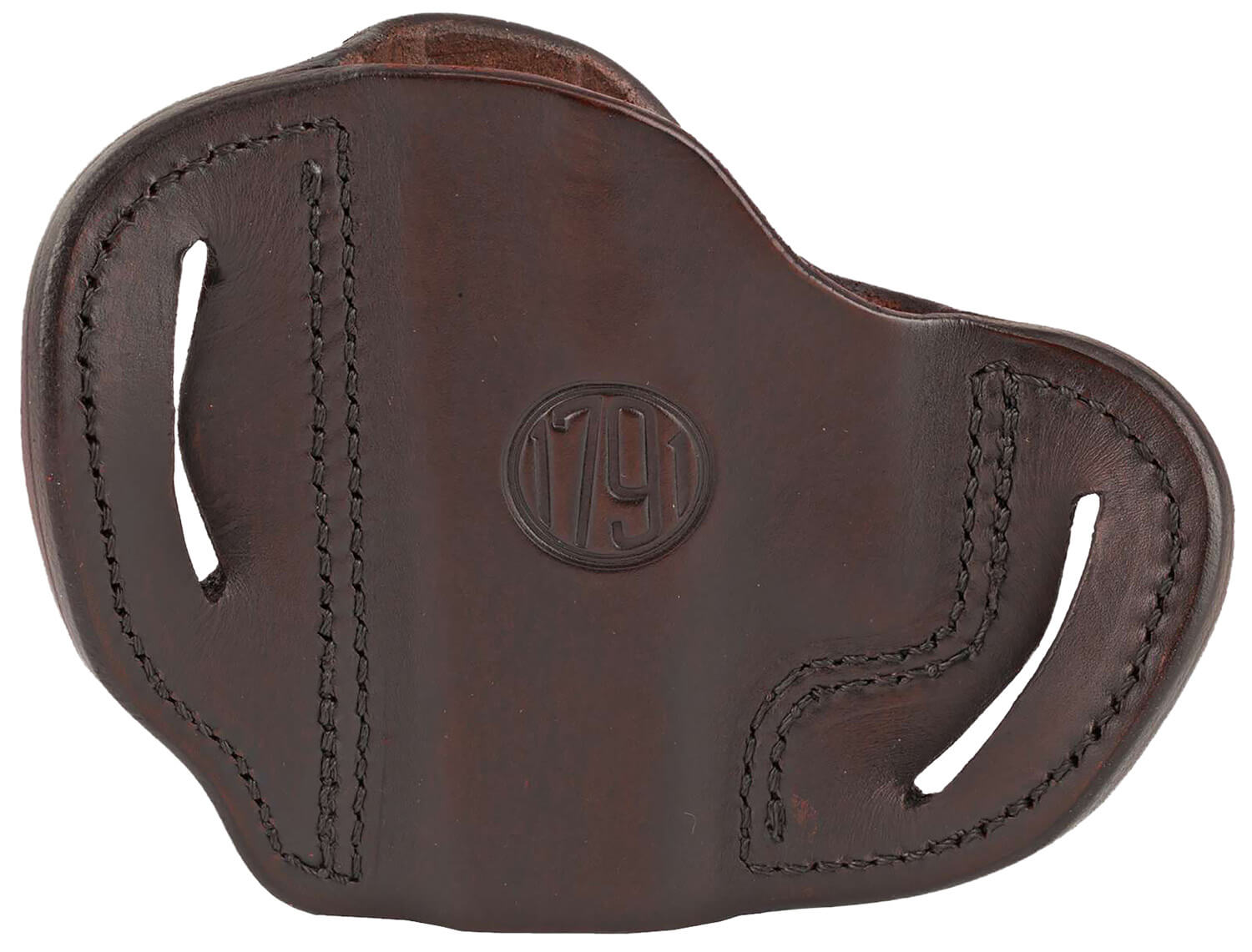 1791 Gunleather BHCSBRR BHC OWB Size C Signature Brown Leather Belt Slide Compatible w/Glock 43/Sig P365/Walther PPK Right Hand - Image 2