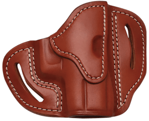 1791 Gunleather BHCCBRR BHC OWB Size C Classic Brown Leather Belt Slide Compatible w/Glock 43/Sig P365/Walther PPK Right Hand