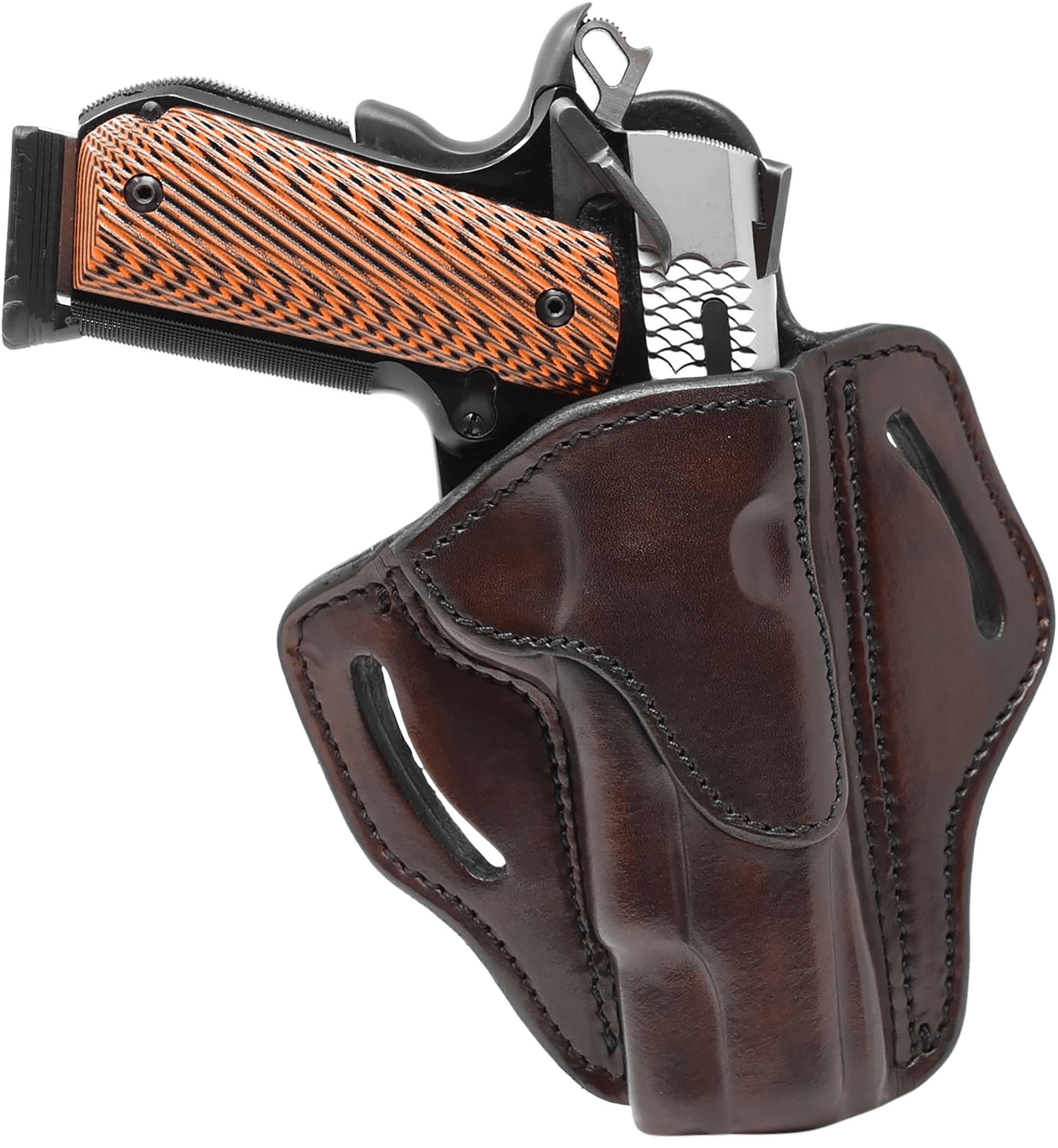1791 Gunleather BH1SBRR BH1 OWB Size 01 Signature Brown Leather Belt Slide Fits 4-5" 1911 Right Hand