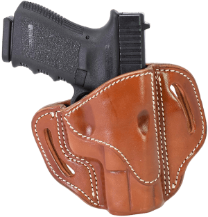 1791 Gunleather BH21CBRR BH2.1 OWB Size 2.1 Classic Brown Leather Belt Slide Compatible w/Glock 17/S&W M&P Shield/Springfield XD Right Hand