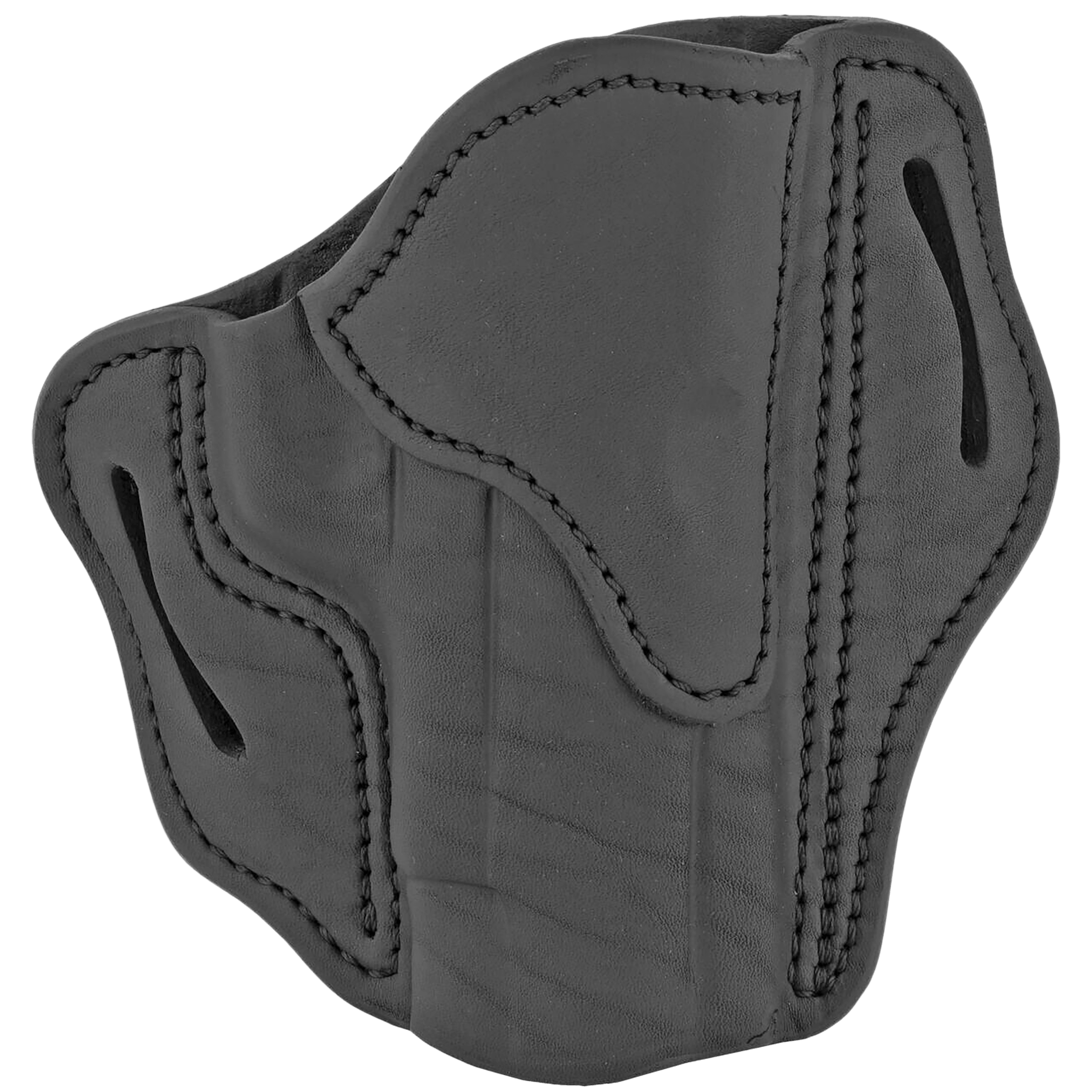 1791 Gunleather BH23SBLR BH2.3 OWB Size 2.3 Stealth Black Leather Belt Slide Compatible w/Glock 17/Sig P226/HK VP9 Right Hand