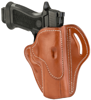1791 Gunleather BH24CBRR BH2.4 OWB 2.4 Signature Brown Leather Belt Slide Fits Walther PPQ/Sig P320/Springfield XD-M