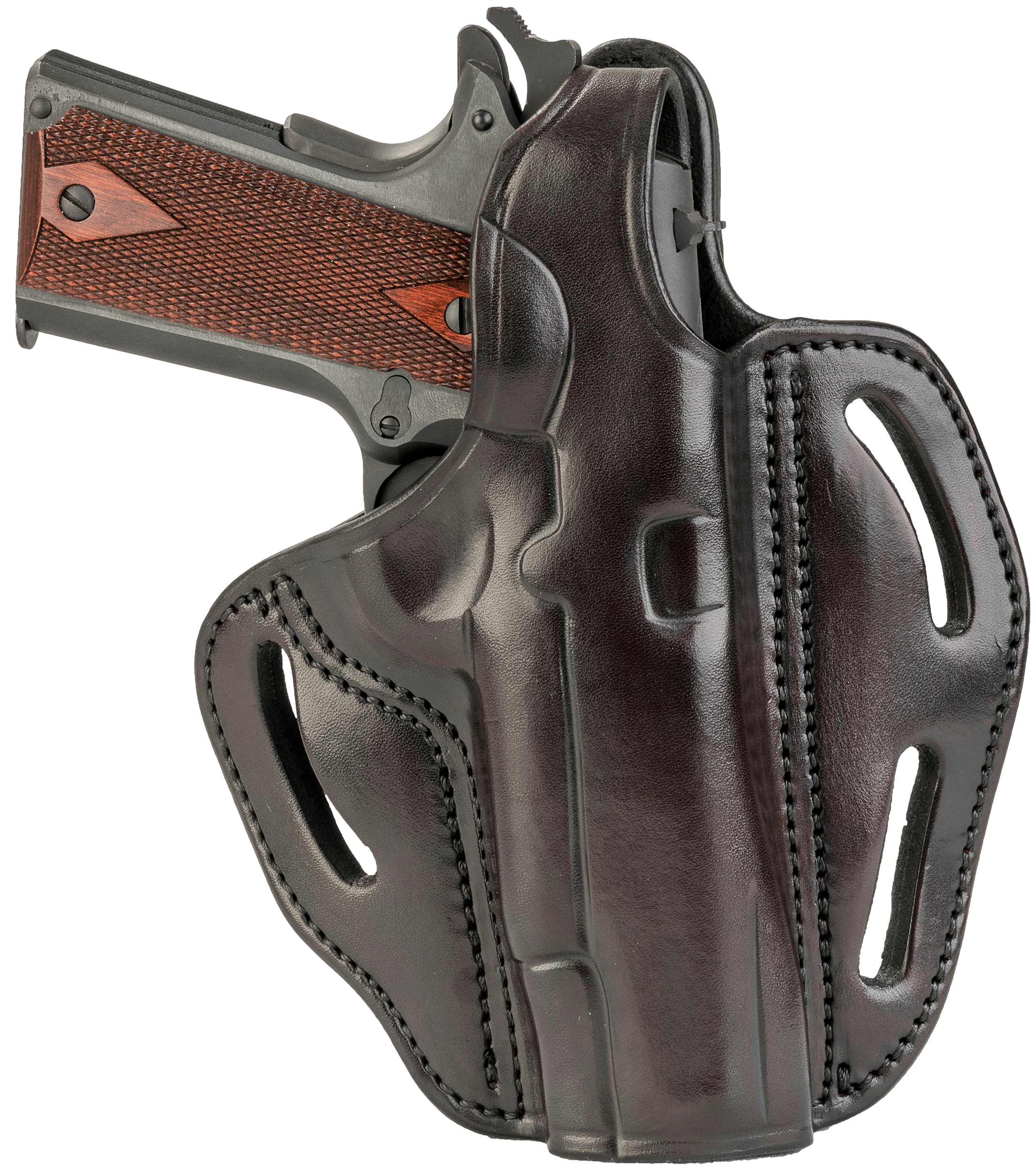 1791 Gunleather BHX1CLSBRR BHX OWB 01 Signature Brown Leather Belt Slide Fits 4-5" 1911