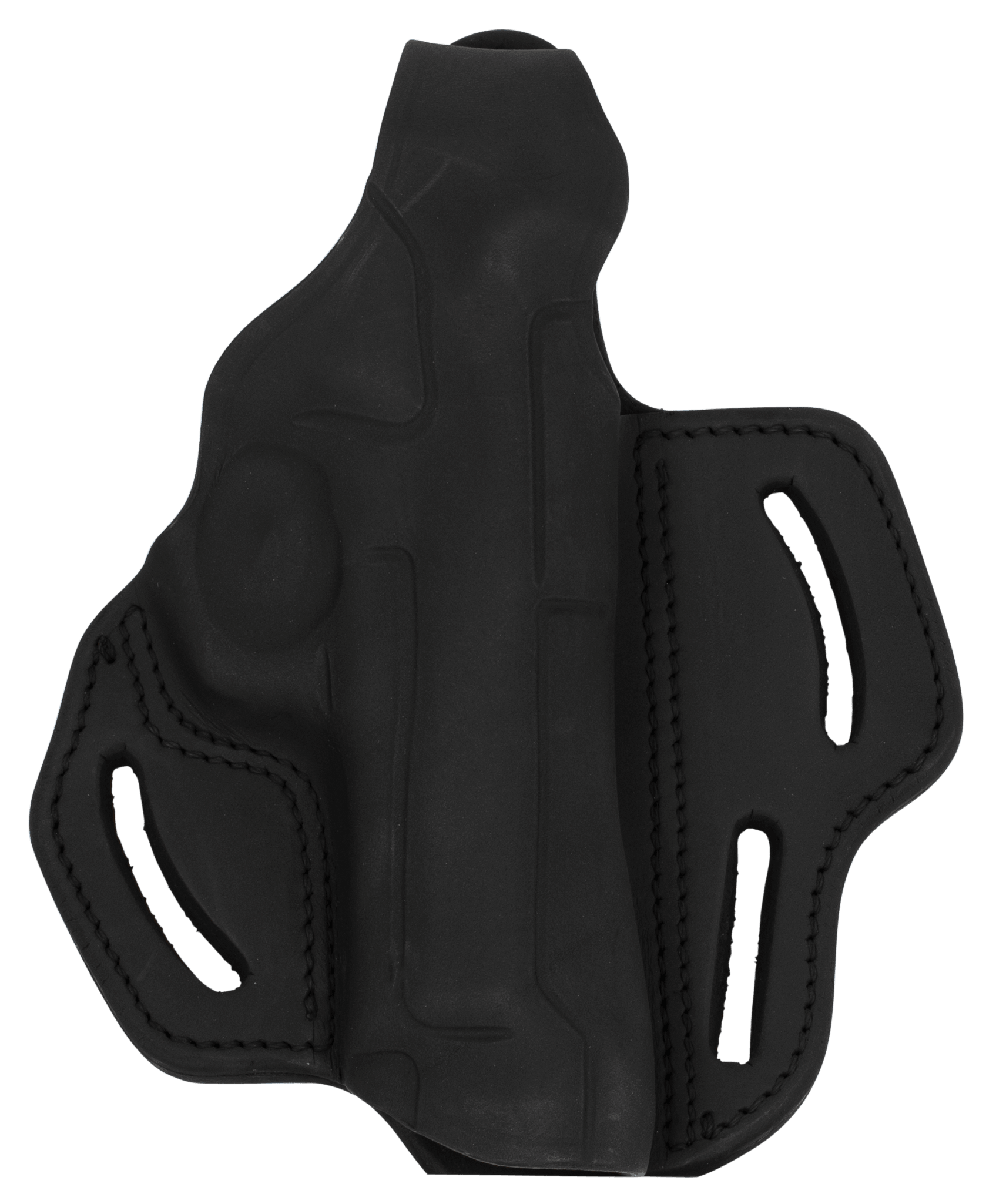 1791 Gunleather BHX4SBLR BHX OWB 04 Stealth Black Leather Belt Slide Fits Beretta 92/CZ 75/P-10