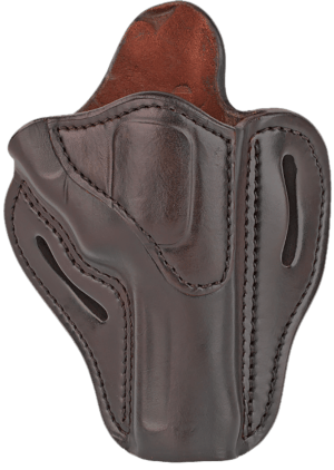1791 Gunleather RVH2SBRR RVH2 OWB Size 02 Signature Brown Leather Belt Slide Fits Ruger GP100/S&W K Frame Right Hand